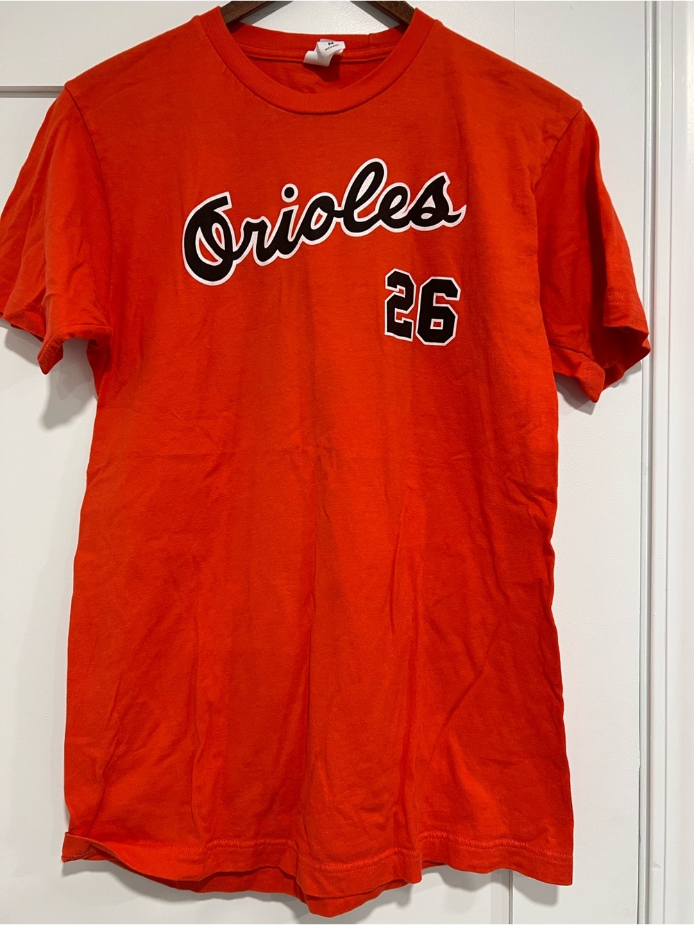 Tultex Orange Orioles Graphic Tee “Powell”